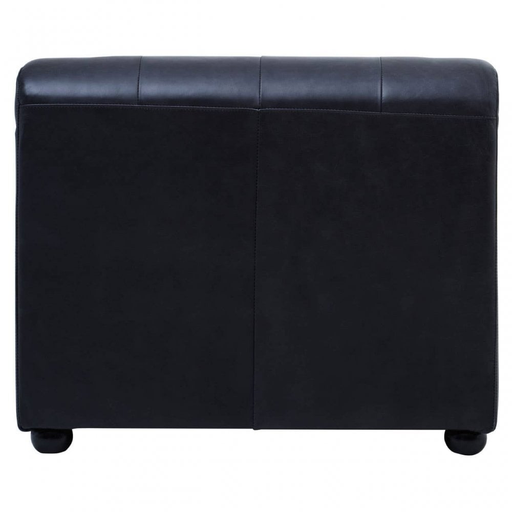 Hudson Right Arm Leather Chaise Sofa
