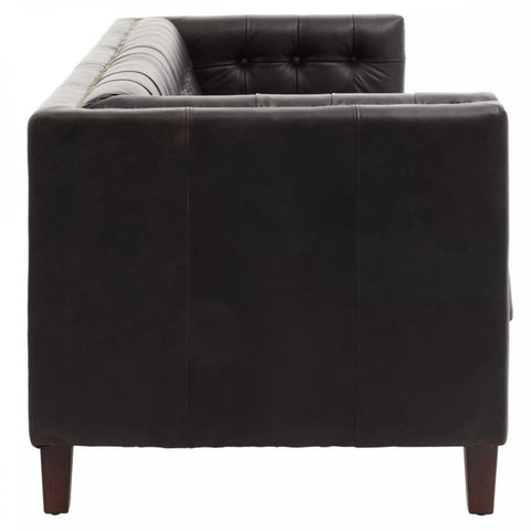 Hudson Three Seater Leather Sofa