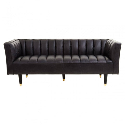 Hudson Three Seater Sofa With Flared Arms