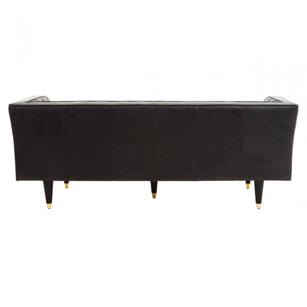 Hudson Three Seater Sofa With Flared Arms