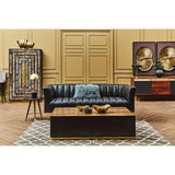 Hudson Three Seater Sofa With Flared Arms