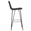Brixton Black Natural Rattan Bar Chair