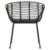 Brixton Black Natural Rattan Chair