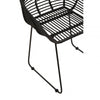 Brixton Black Natural Rattan Chair