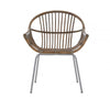 Brixton Grey Wash Natural Rattan Chair