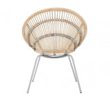 Brixton White Washed Natural Rattan Chair