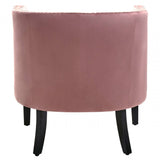 Elyse Pink Velvet Studded Chair