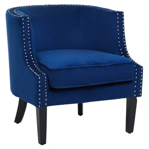 Elyse Velvet Studded Chair