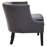 Elyse Velvet Studded Chair