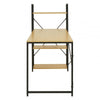 Marlow Light Yellow Desk With Shelves