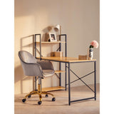 Marlow Light Yellow Desk With Shelves