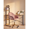 Marlow Light Yellow Desk With Shelves