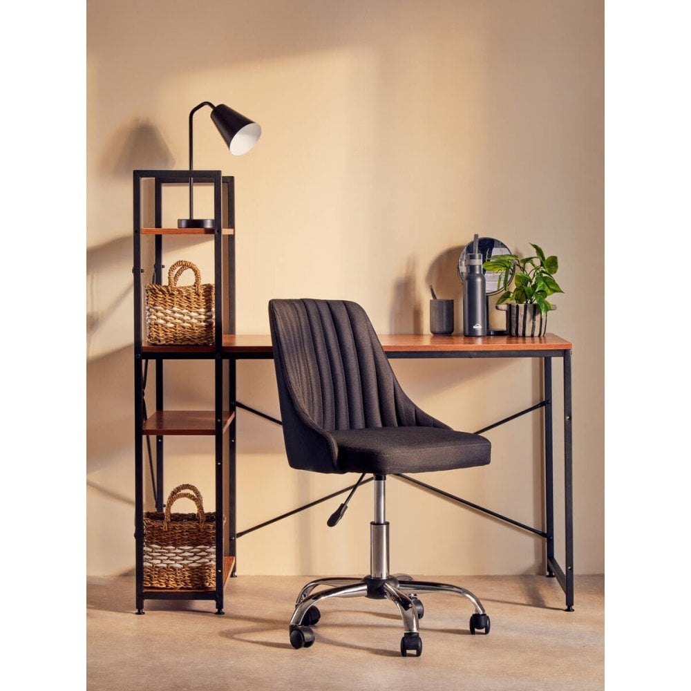 Marlow Red Pomelo Desk With Shelves