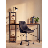 Marlow Red Pomelo Desk With Shelves