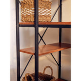 Marlow Red Pomelo Desk With Shelves