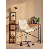 Marlow Red Pomelo Desk With Shelves