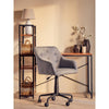 Marlow Red Pomelo Desk With Shelves