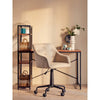 Marlow Red Pomelo Desk With Shelves