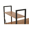 Marlow Red Pomelo Desk With Shelves