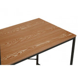Marlow Red Pomelo Desk With Shelves