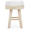 Marlow Natural and White Stool