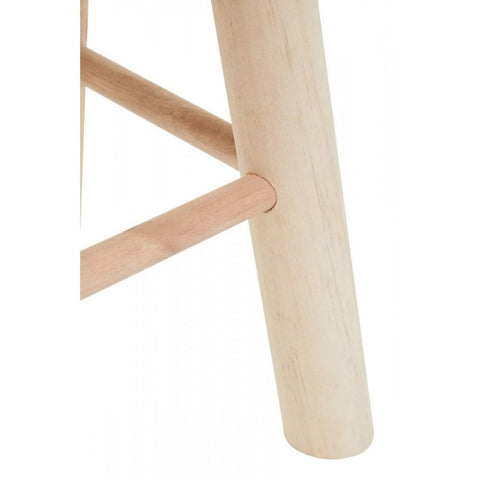 Marlow Natural and White Stool