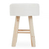 Marlow White Cotton Rope Stool