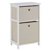 Marlow 2 Fabric Drawers Cabinet