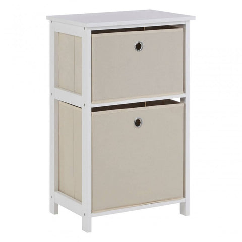 Marlow 2 Fabric Drawers Cabinet
