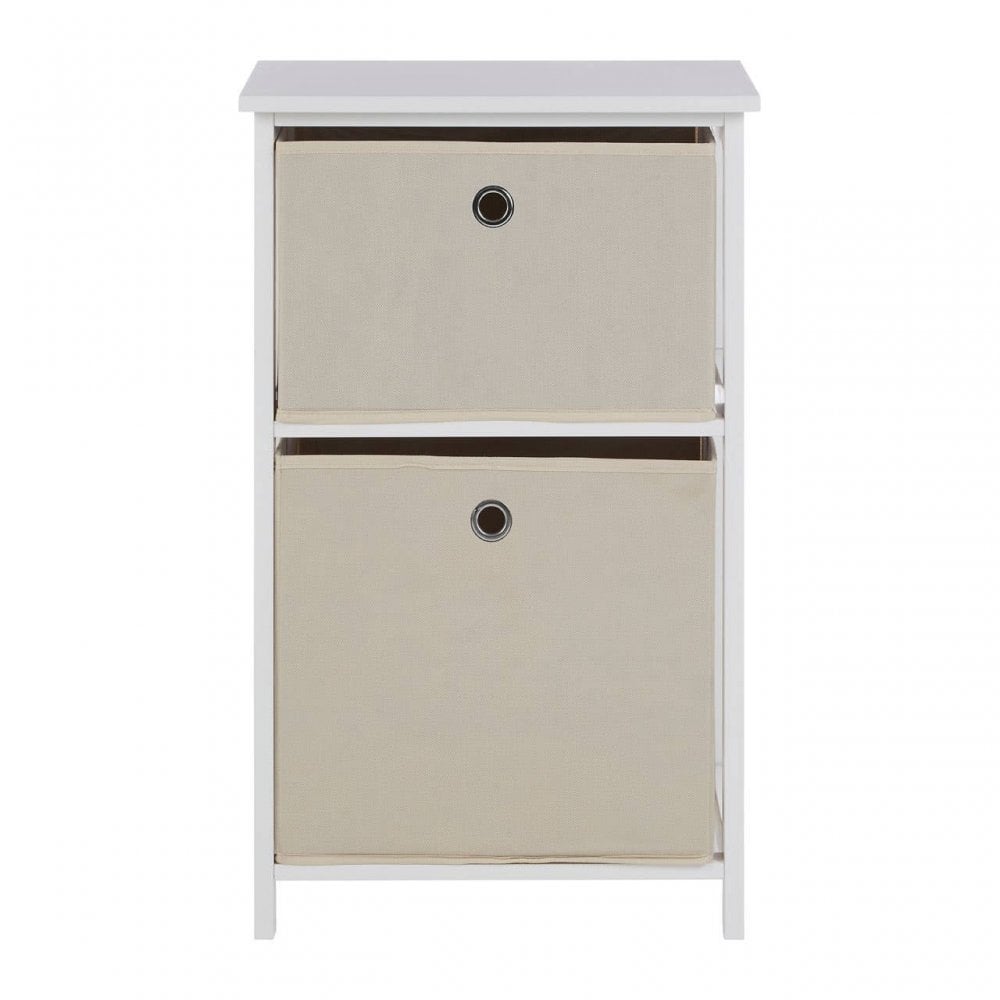 Marlow 2 Fabric Drawers Cabinet
