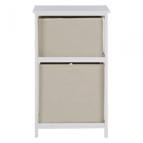 Marlow 2 Fabric Drawers Cabinet