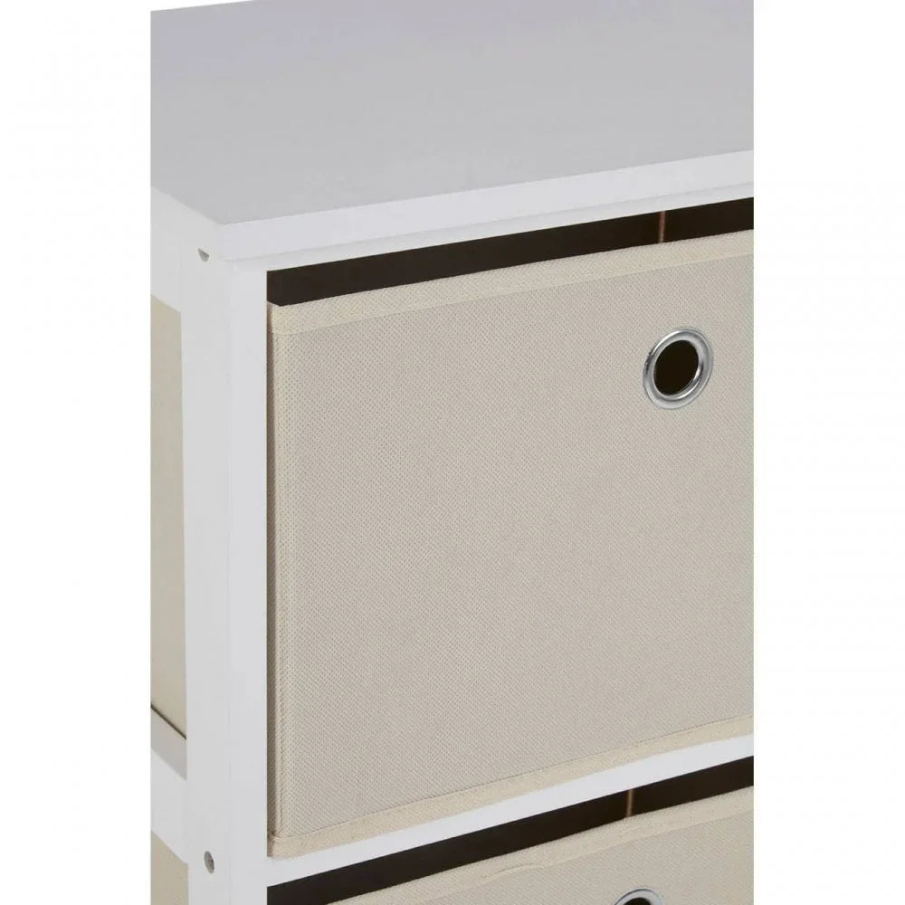 Marlow 2 Fabric Drawers Cabinet