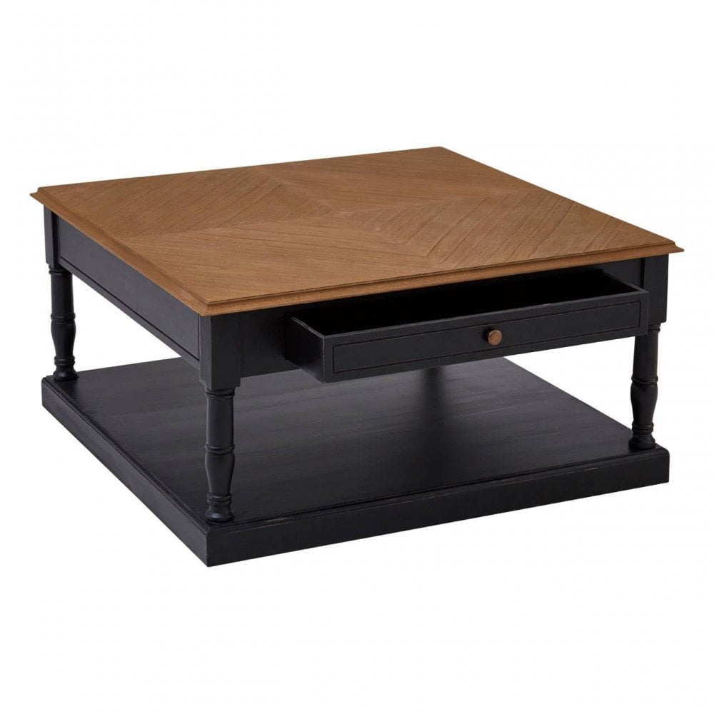 Arden 1 Drawer Black Coffee Table