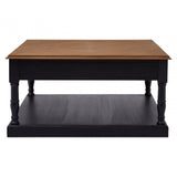 Arden 1 Drawer Black Coffee Table