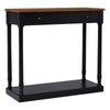 Arden 1 Drawer Black Console Table