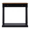 Arden 1 Drawer Black Console Table