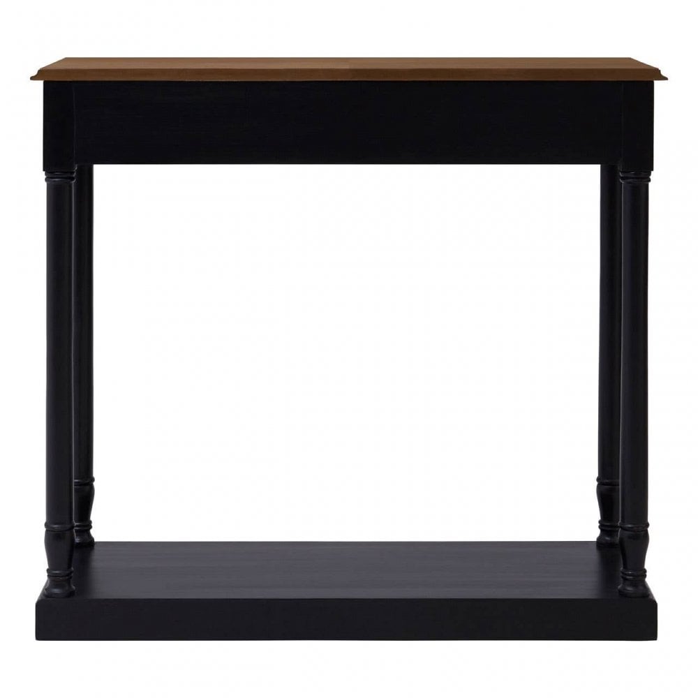 Arden 1 Drawer Black Console Table