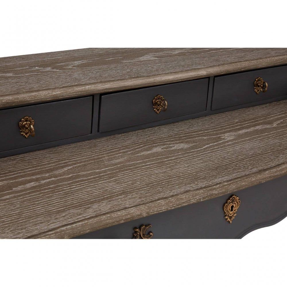 Arden Dark Grey Writing Desk