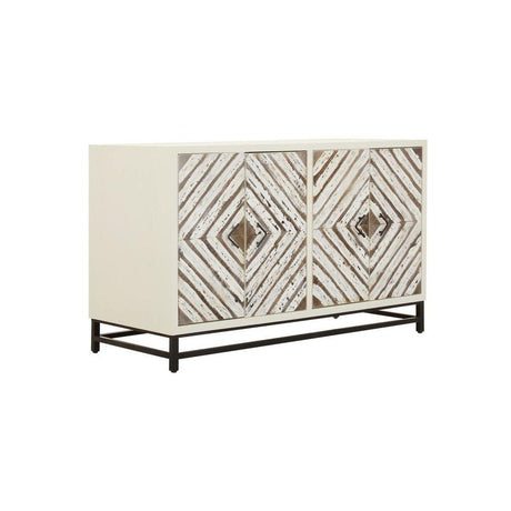 Palmera Wood Pattern Door Sideboard