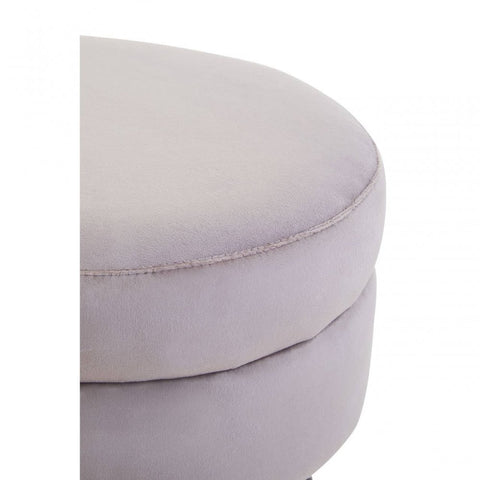 Seraphina Mink Velvet Stool