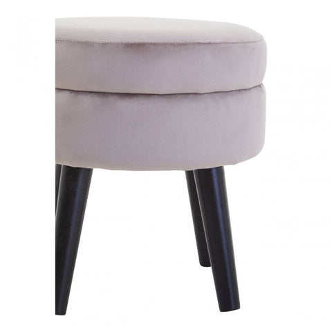 Seraphina Mink Velvet Stool