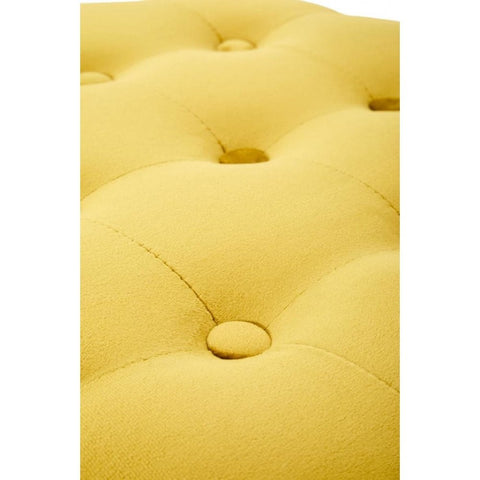 Seraphina Pistachio Velvet Stool With Matte Gold Finish Base