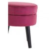 Seraphina Wine Velvet Stool