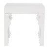 Winston White High Gloss Side Table