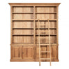 Elmwood 2 Section Bookcase With Ladder