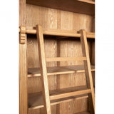 Elmwood 2 Section Bookcase With Ladder
