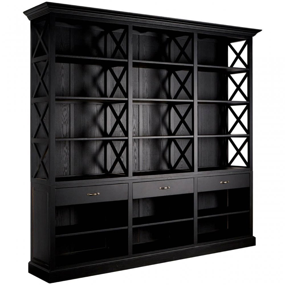Elmwood 3 Drawers Bookcase
