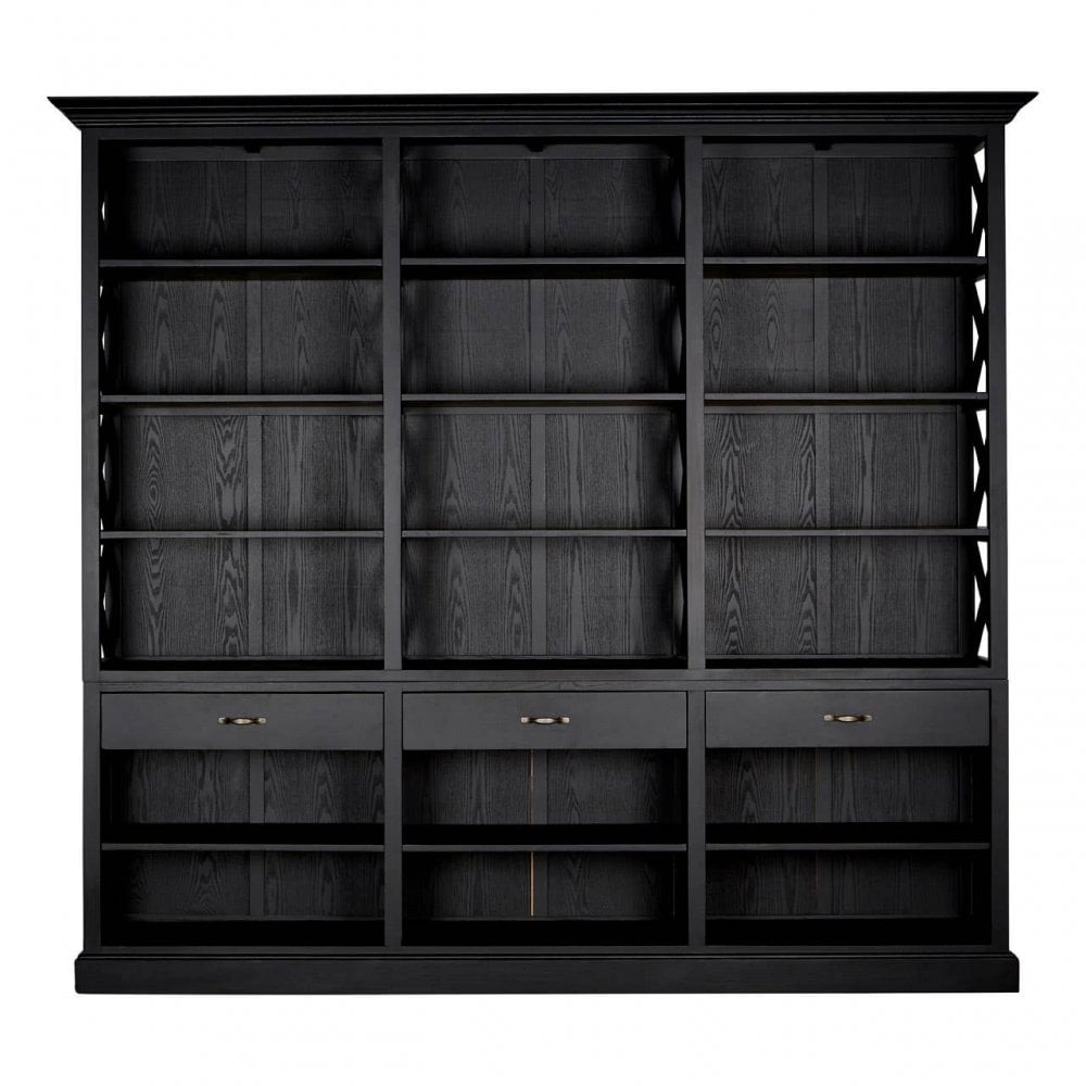 Elmwood 3 Drawers Bookcase