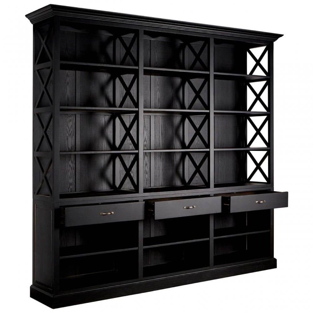 Elmwood 3 Drawers Bookcase