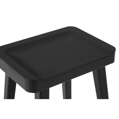 Elmwood Black Bar Stool